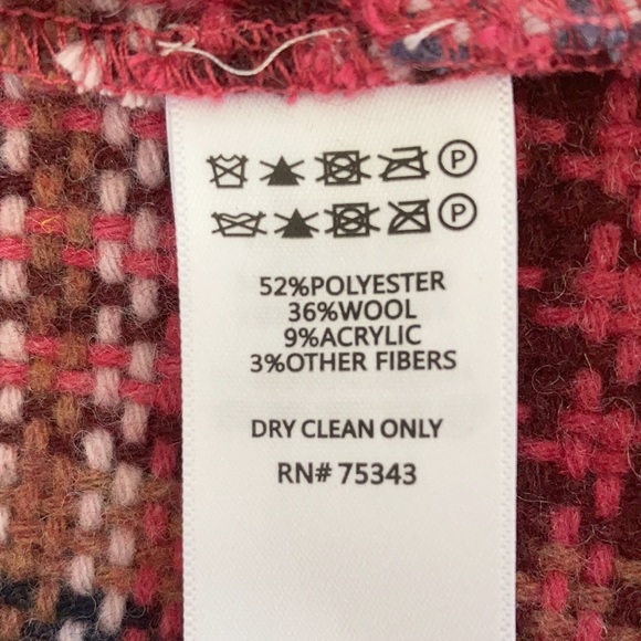 Rachael Zoe, wool blend blazer in very preppy plaid, beautifully made, size S - Picture 8 of 8